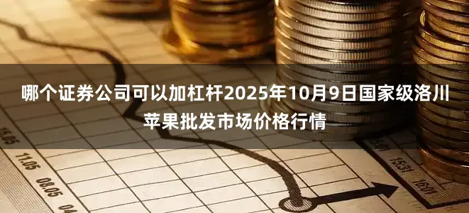 哪个证券公司可以加杠杆2025年10月9日国家级洛川苹果批发市场价格行情